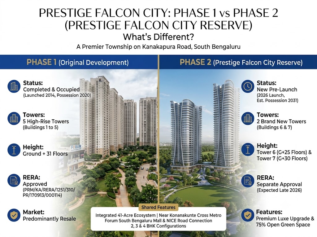 Prestige Falcon City Phase 1 vs Phase 2 What’s Different?
